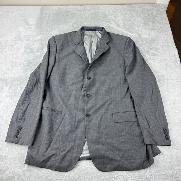 Burberry Grey Blazer 100% Wool Men’s Size 46 - Picture 1 of 15